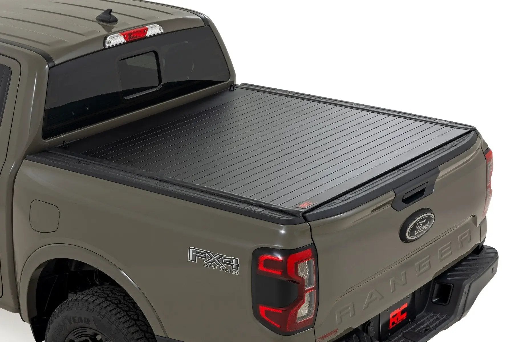 Rough Country Hard Roll Up Bed Cover | 5' Bed | Ford Ranger 2WD/4WD (2024-2025) by Rough Country