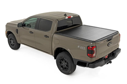 Rough Country Hard Roll Up Bed Cover | 5' Bed | Ford Ranger 2WD/4WD (2024-2025) by Rough Country