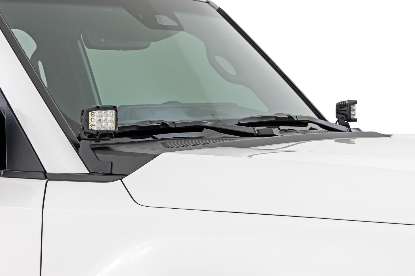Комплект светодиодных фар | Крепление на желоб | 3" OSRAM | Широкий луч | Toyota Land Cruiser (24-25)