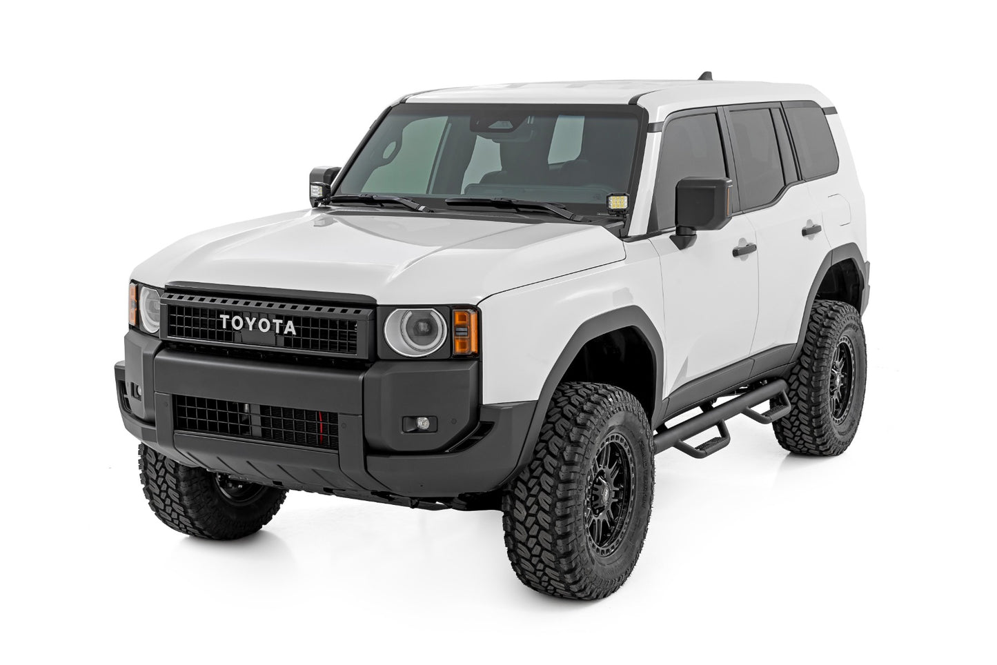 Комплект светодиодных фар | Крепление на желоб | 3" OSRAM | Широкий луч | Toyota Land Cruiser (24-25)