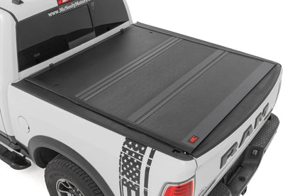 Rough Country Hard Low Profile Bed Cover | 5'7" Bed | No Rambox | Ram 1500 2WD/4WD (2009-2018 & Classic) by Rough Country