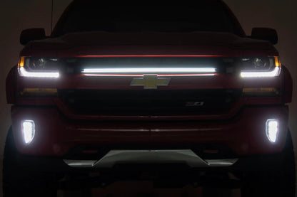 Rough Country LED Light Kit | Grille Mount | 30 Inch DRL | Chevy Silverado 1500 (16-18) by Rough Country