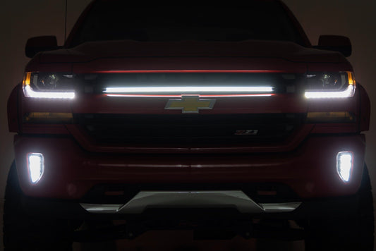 Kit de luces LED | Montaje en parrilla | DRL de 30 pulgadas | Chevy Silverado 1500 (16-18)