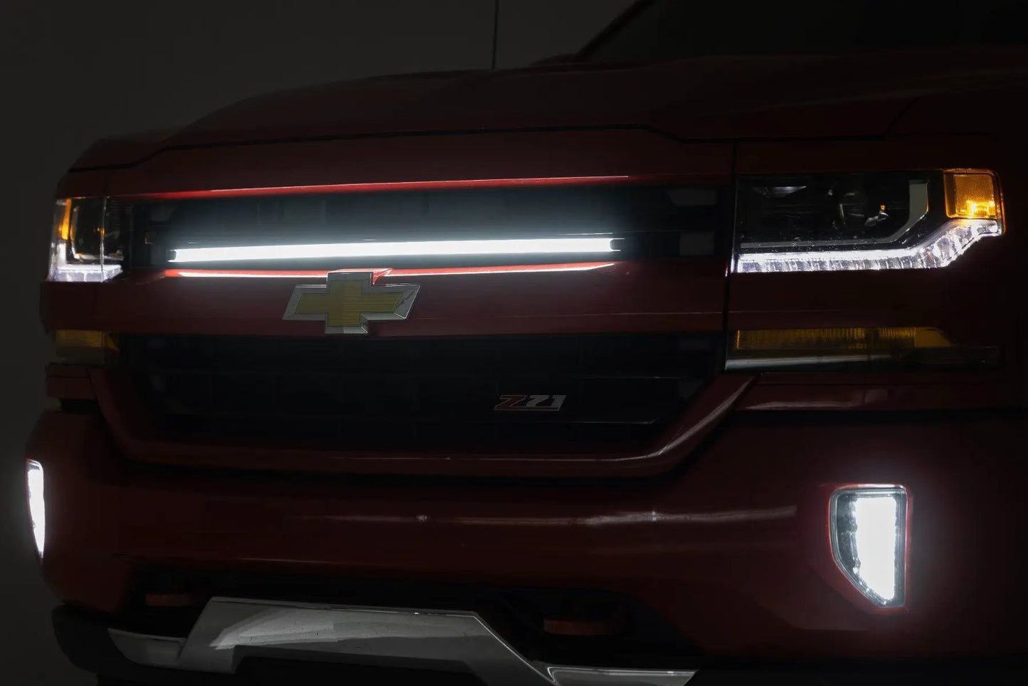 Rough Country LED Light Kit | Grille Mount | 30 Inch DRL | Chevy Silverado 1500 (16-18) by Rough Country