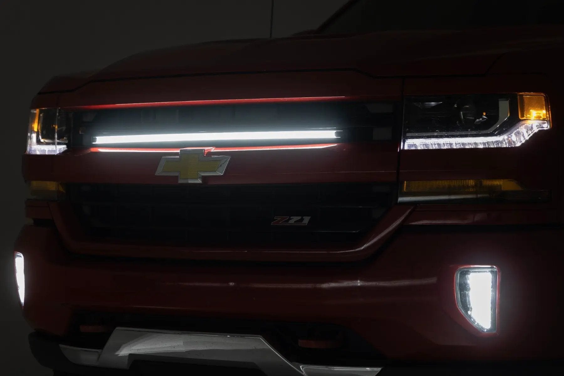 Rough Country LED Light Kit | Grille Mount | 30 Inch DRL | Chevy Silverado 1500 (16-18) by Rough Country