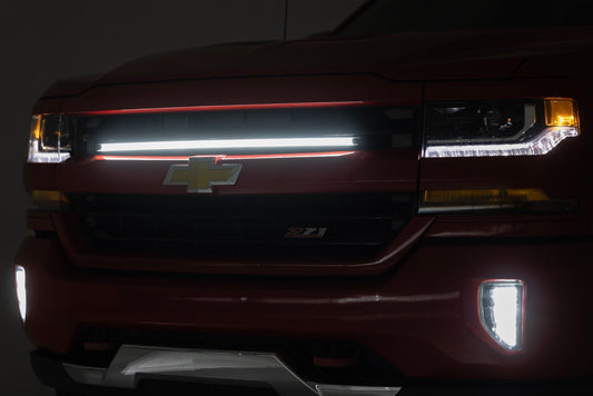 Kit de luces LED | Montaje en parrilla | DRL de 30 pulgadas | Chevy Silverado 1500 (16-18)