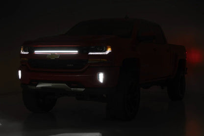 Rough Country LED Light Kit | Grille Mount | 30 Inch DRL | Chevy Silverado 1500 (16-18) by Rough Country