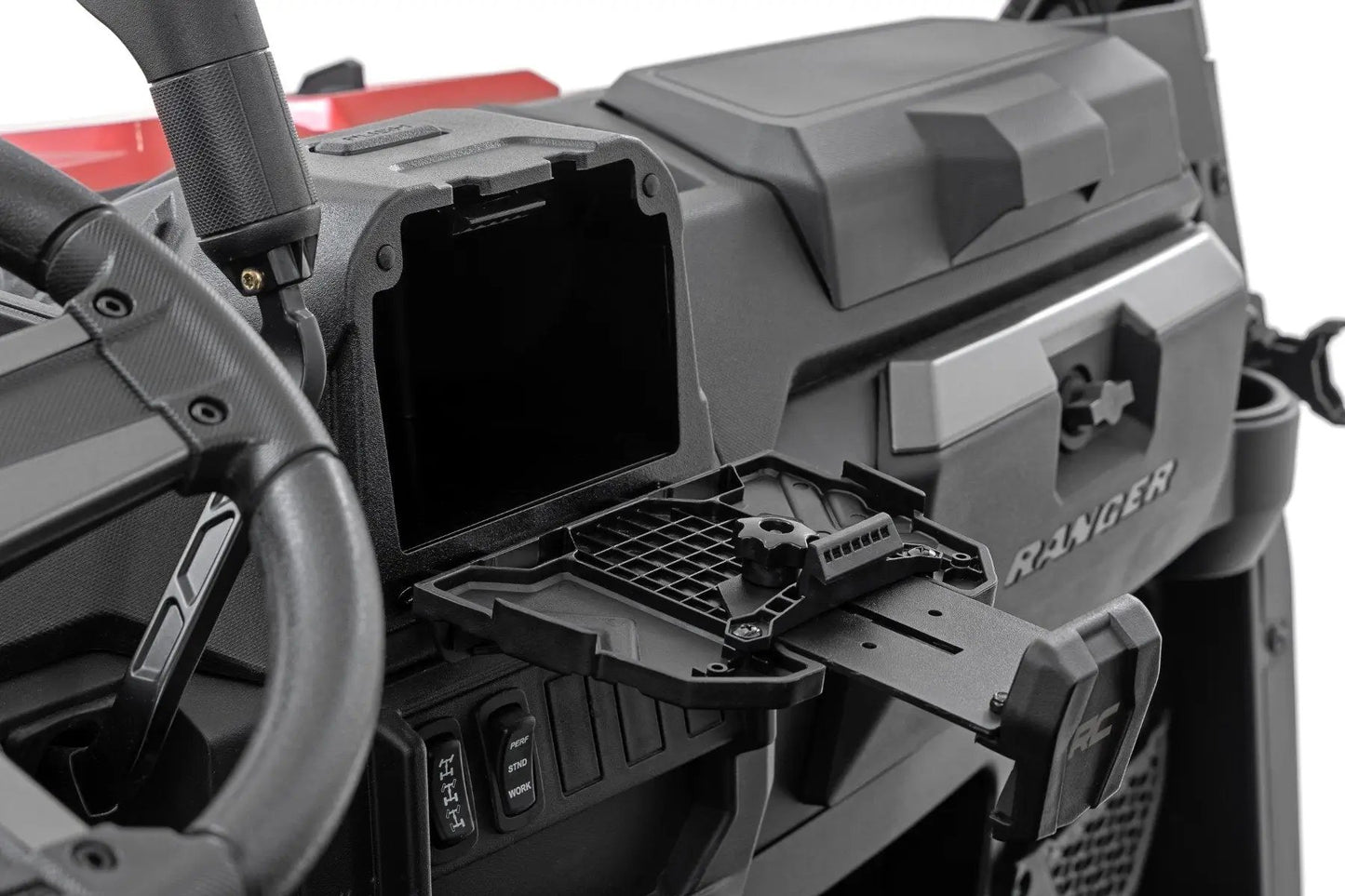 Rough Country Center Console Storage | Tablet Holder | Polaris Ranger 1000 by Rough Country