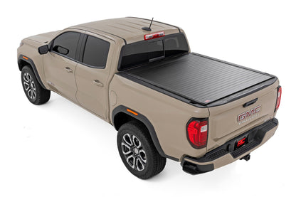 Жесткое скручиваемое покрытие кузова | Кузов 5 футов | Chevy/GMC Canyon/Colorado 2WD/4WD (23-25)