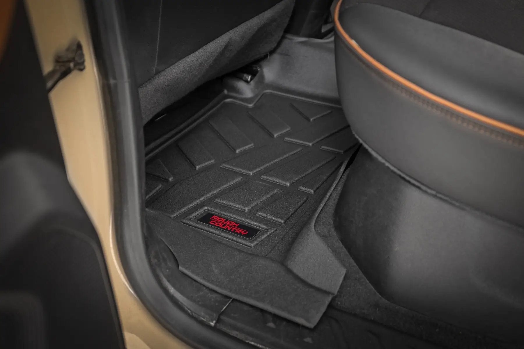 Rough Country Sure-Fit Floor Mats | Front & Rear | Chevy/GMC Canyon/Colorado 2WD/4WD (23-26) by Rough Country