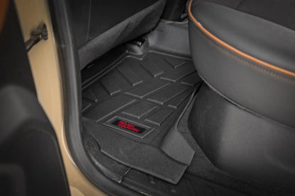 Rough Country Sure-Fit Floor Mats | Front & Rear | Chevy/GMC Canyon/Colorado 2WD/4WD (23-26) by Rough Country