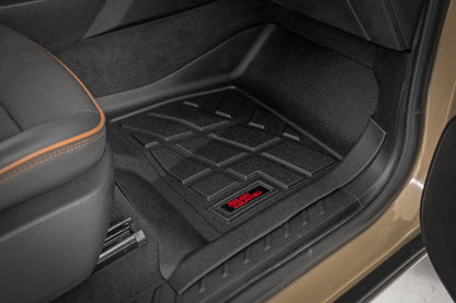 Rough Country Sure-Fit Floor Mats | Front & Rear | Chevy/GMC Canyon/Colorado 2WD/4WD (23-26) by Rough Country