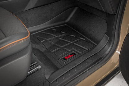 Rough Country Sure-Fit Floor Mats | FR | Chevy/GMC Canyon/Colorado 2WD/4WD (2023-2026)