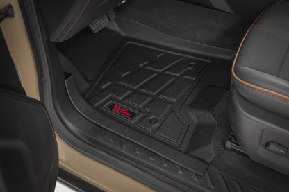 Rough Country Sure-Fit Floor Mats | FR | Chevy/GMC Canyon/Colorado 2WD/4WD (2023-2026)