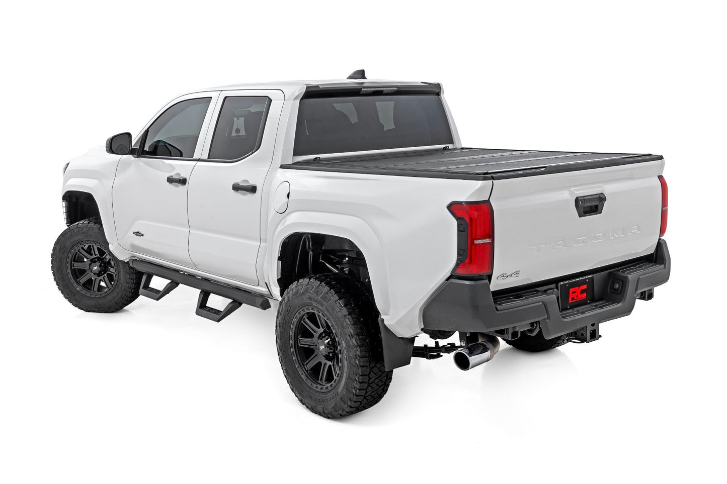 Rough Country SRX2 Adjustable Aluminum Steps | Double Cab | Toyota Tacoma 2WD/4WD (24-25)