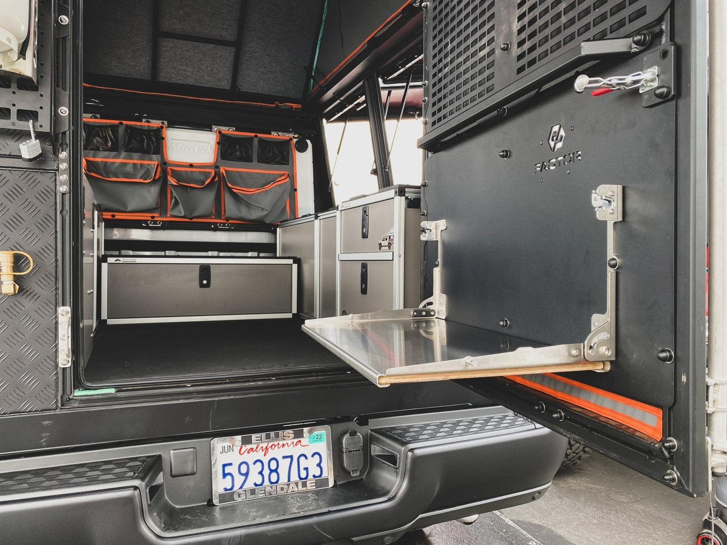 Alu-Cab Alu-Cabin Canopy Camper - Ram 1500 (DT) / 1500 TRX 2019-Present 5th Gen. - Bed Plate System - 5'7" Bed by Goose Gear
