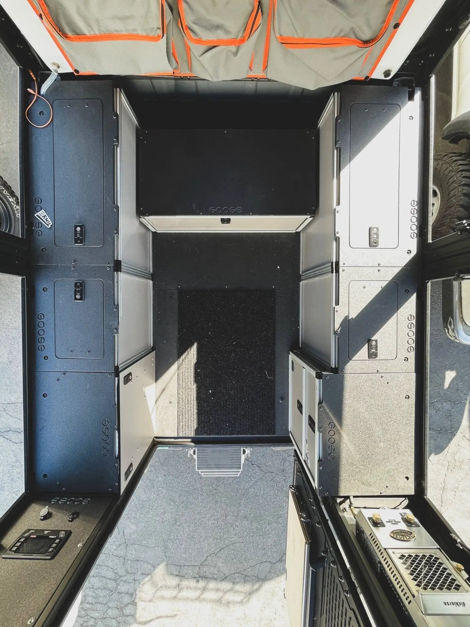 Alu-Cab Alu-Cabin Canopy Camper - Ram 2500 & 3500 2009-Present 4th & 5th Gen. - Front Utility Module by Goose Gear