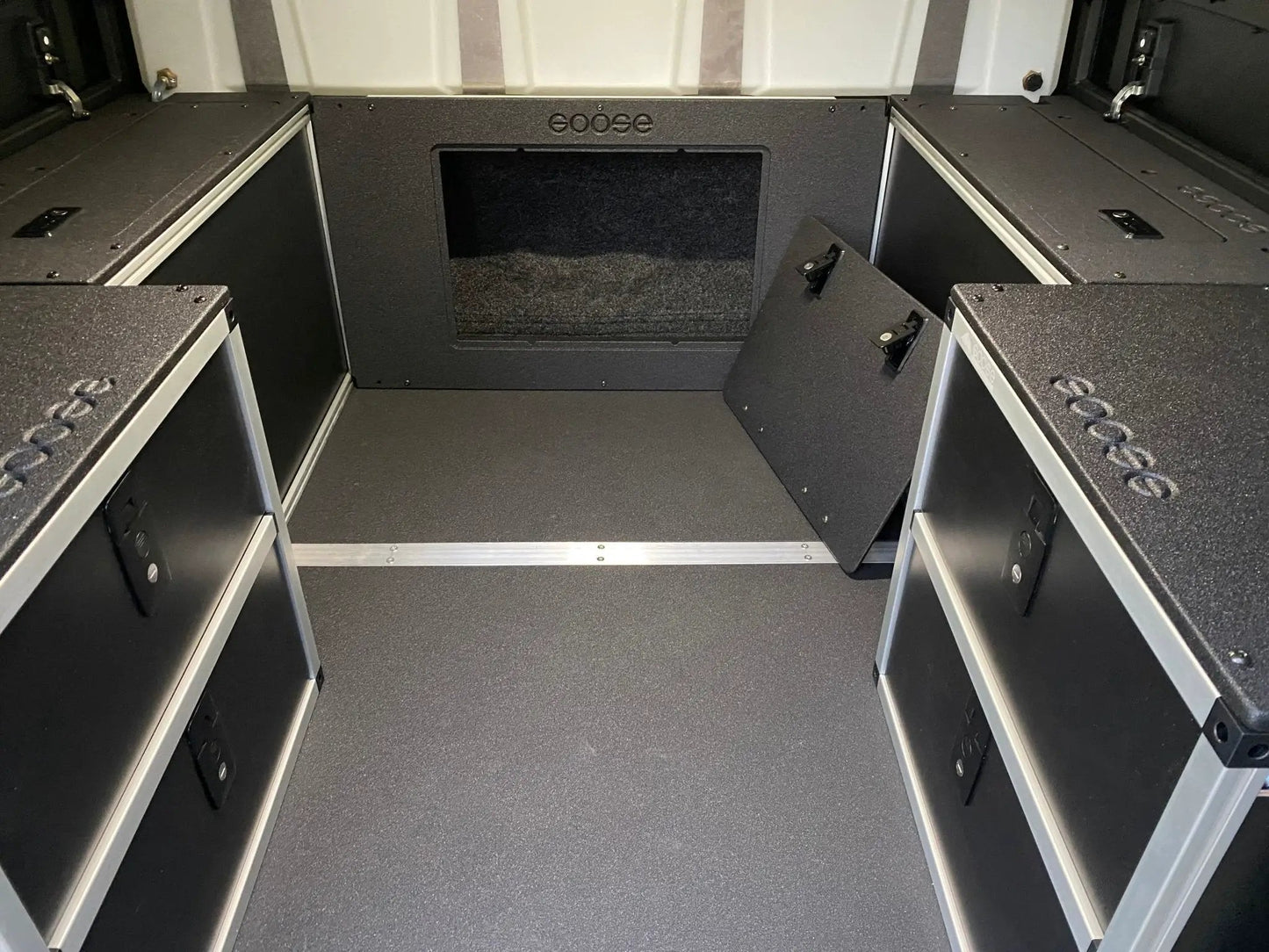 Alu-Cab Alu-Cabin Canopy Camper - Ram 2500 & 3500 2009-Present 4th & 5th Gen. - Lower Bulkhead Panel by Goose Gear