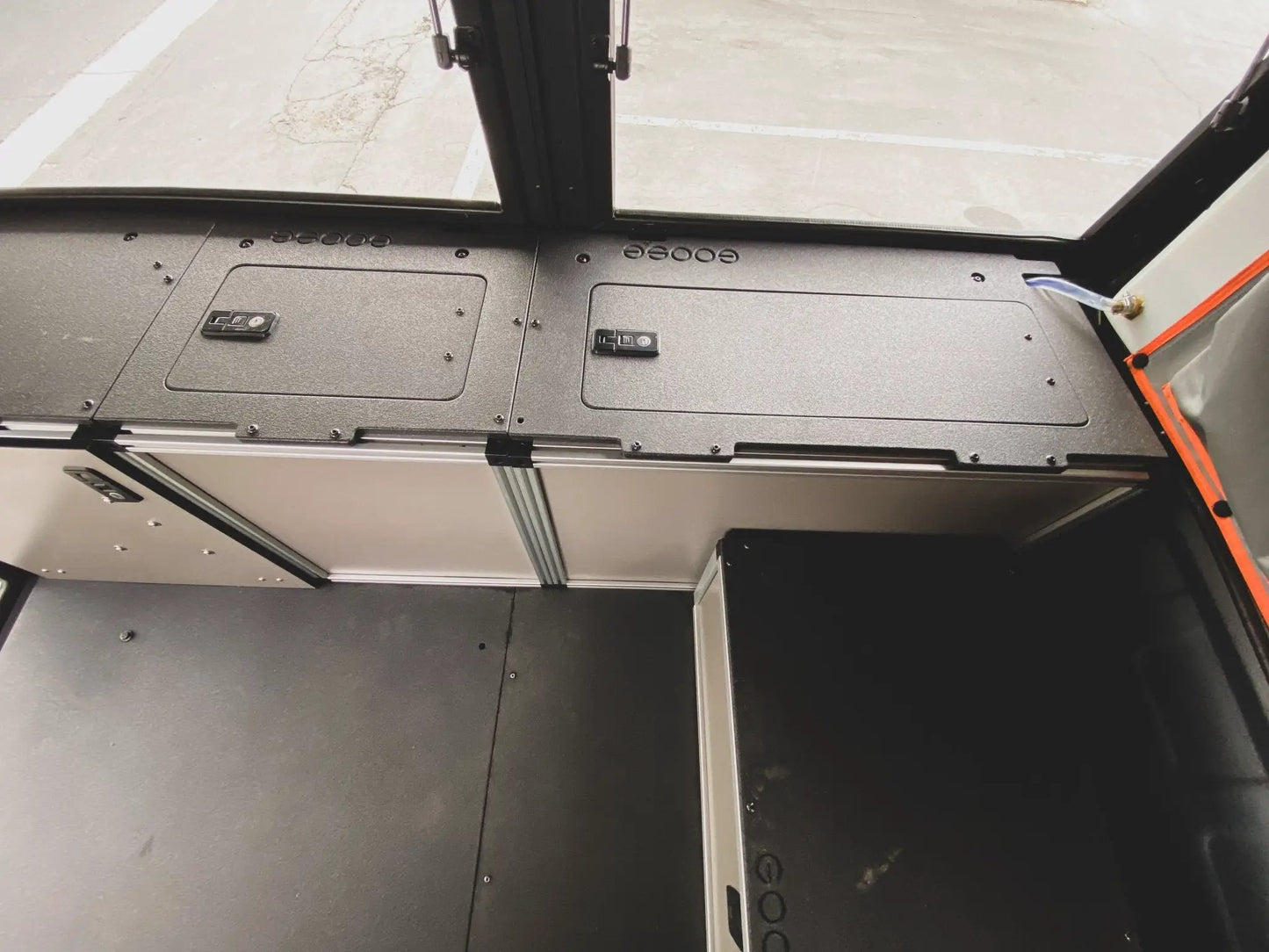 Alu-Cab Alu-Cabin Canopy Camper - Toyota Tundra 2007-2021 2nd and 2.5 Gen. - Front Utility Module - 6'5" Bed by Goose Gear