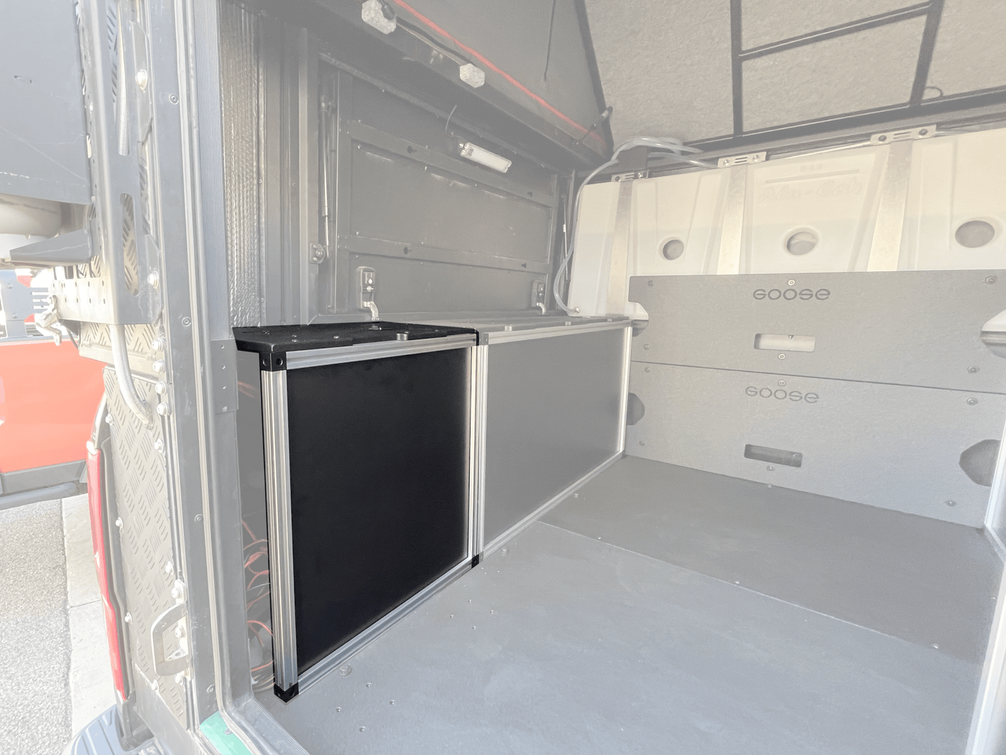 Alu-Cab Alu-Cabin Canopy Camper - Toyota Tundra 2007-2021 2nd and 2.5 Gen. - Rear Utility Module by Goose Gear