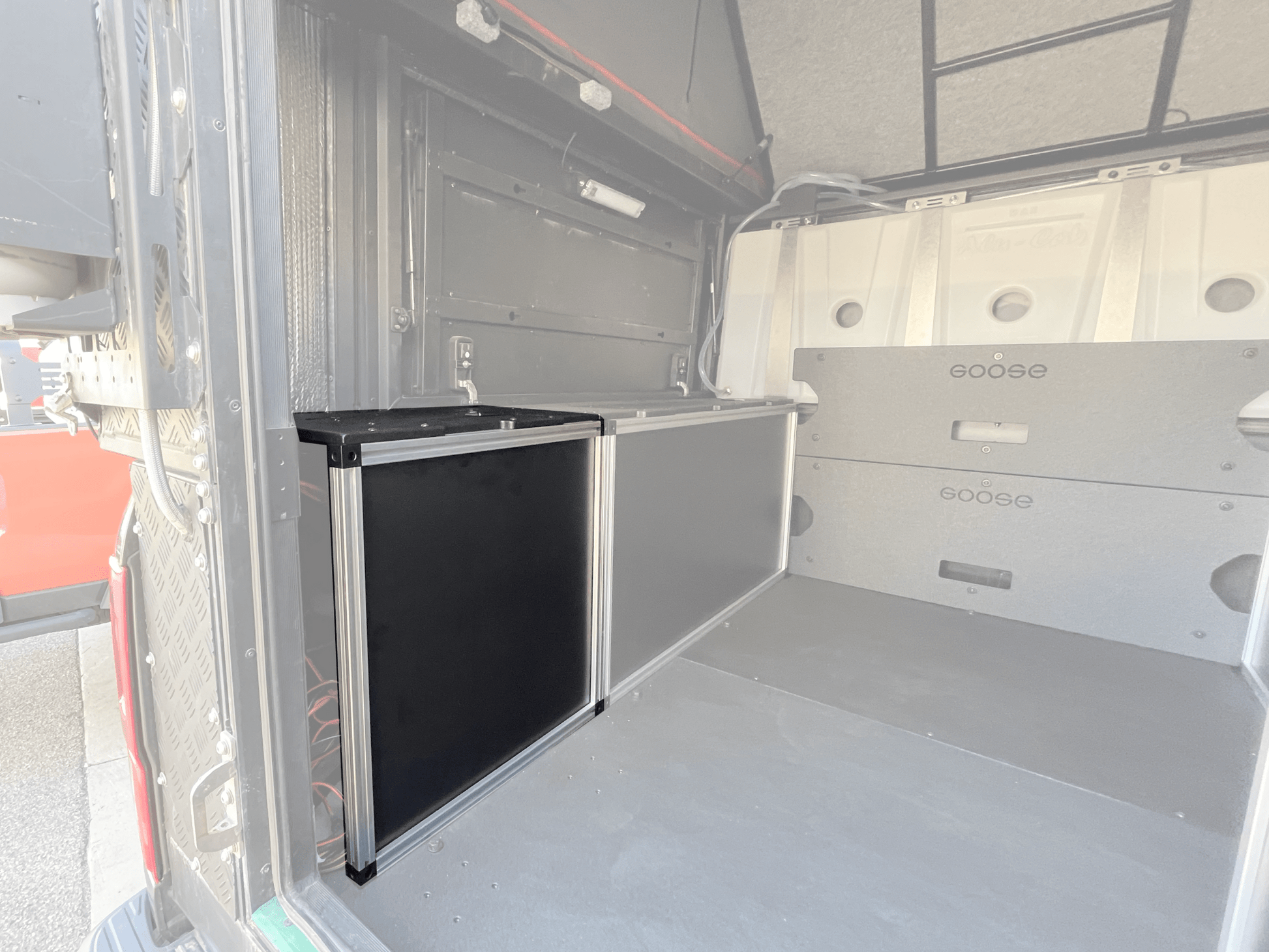 Alu-Cab Alu-Cabin Canopy Camper - Toyota Tundra 2007-2021 2nd and 2.5 Gen. - Rear Utility Module by Goose Gear