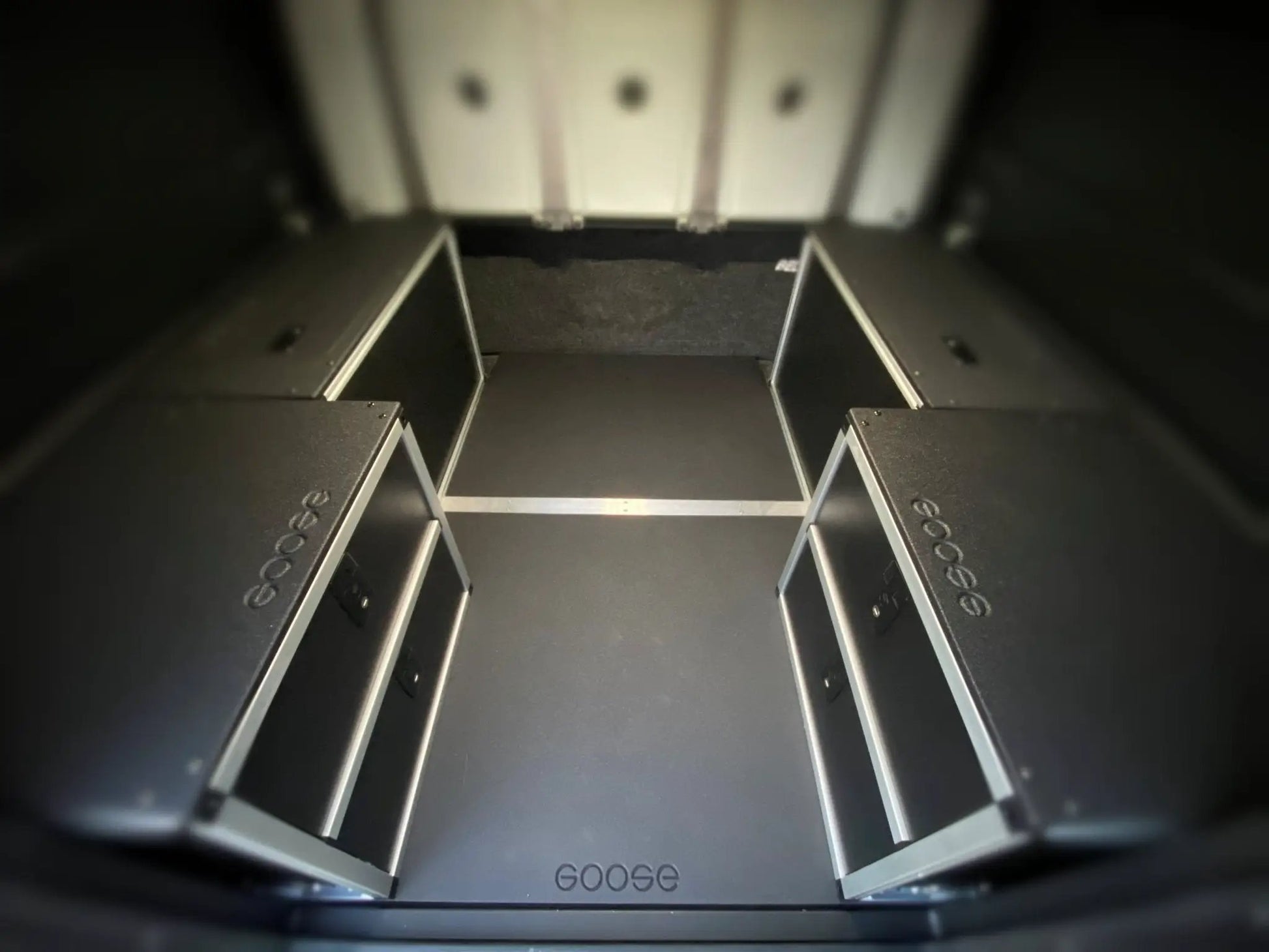Alu-Cab Canopy Camper V2 - Chevy Colorado/GMC Canyon 2015-2022 2nd Gen. - Bed Plate System - 5' Bed by Goose Gear
