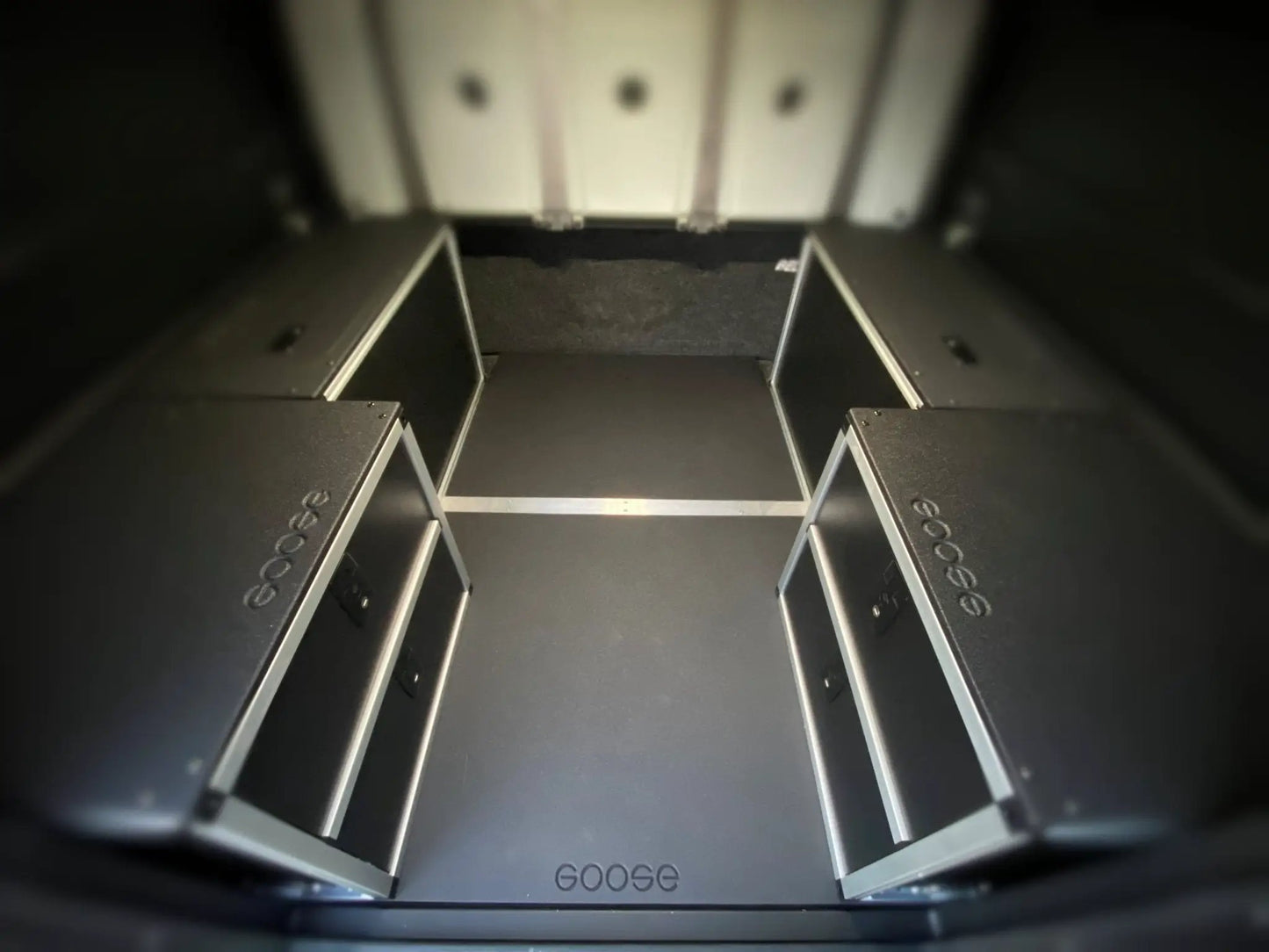 Alu-Cab Canopy Camper V2 - Chevy Colorado/GMC Canyon 2015-2022 2nd Gen. - Bed Plate System - 6' Bed by Goose Gear