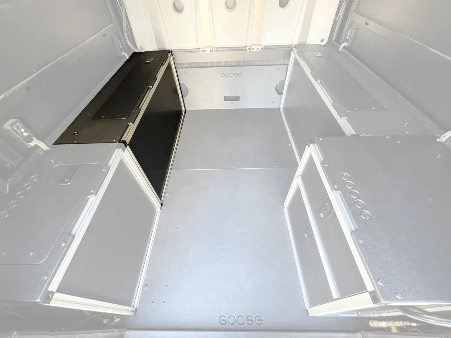 Alu-Cab Canopy Camper V2 - Ford Ranger 2019-2023 4th Gen. - Front Utility Module - 6' Bed by Goose Gear