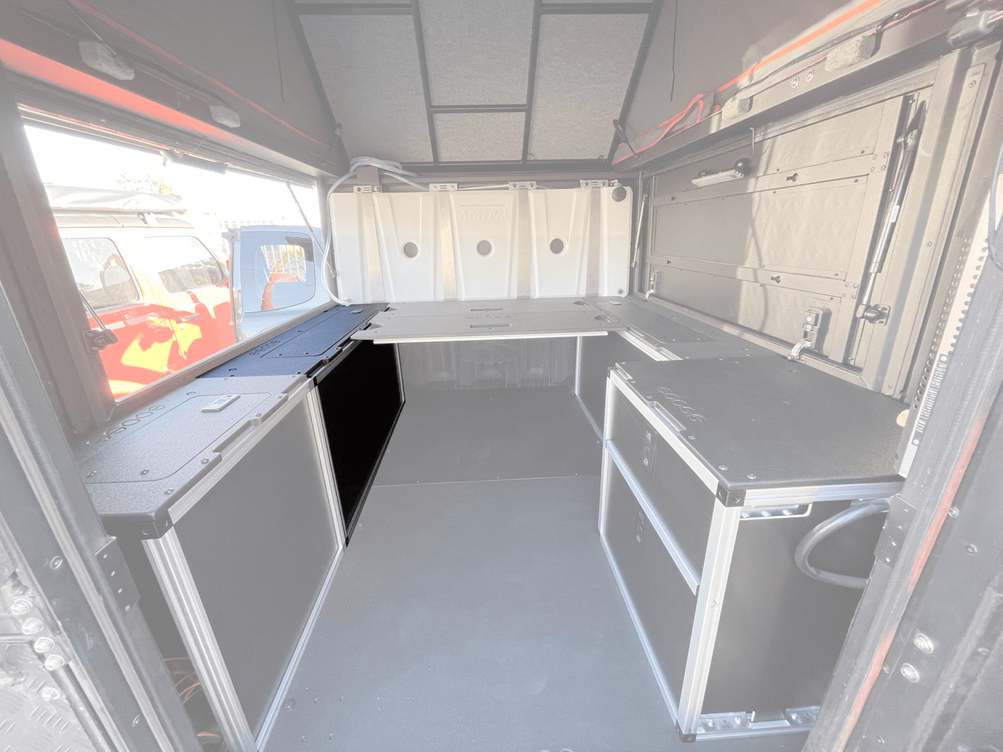 Alu-Cab Canopy Camper V2 - Ford Ranger 2019-2023 4th Gen. - Front Utility Module - 6' Bed by Goose Gear
