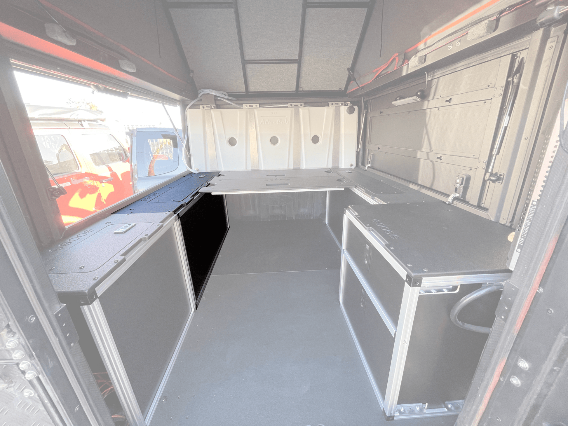 Alu-Cab Canopy Camper V2 - Ford Ranger 2019-2023 4th Gen. - Front Utility Module - 6' Bed by Goose Gear