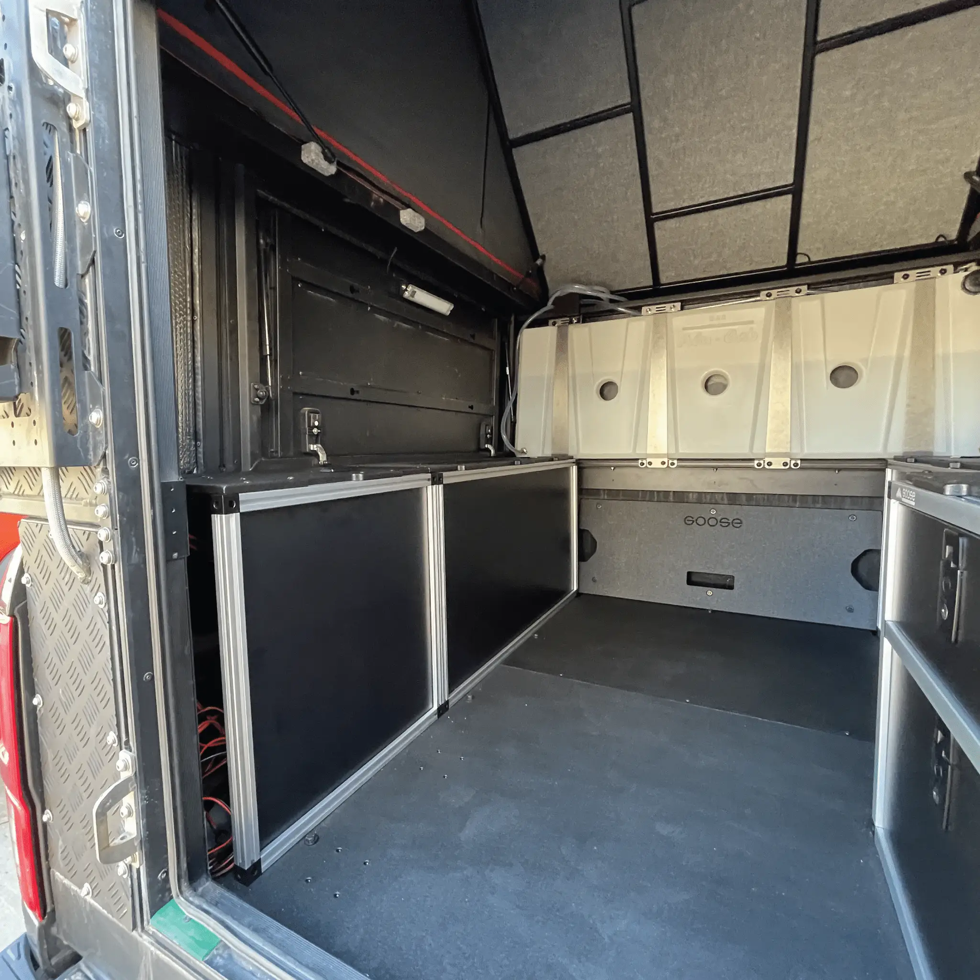 Alu-Cab Canopy Camper V2 - Ford Ranger 2019-2023 4th Gen. - Rear Utility Module - 6' Bed by Goose Gear