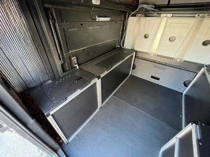 Alu-Cab Canopy Camper V2 - Toyota Tacoma 2005-2023 2nd & 3rd Gen. - Front Utility Module - 6' Bed by Goose Gear
