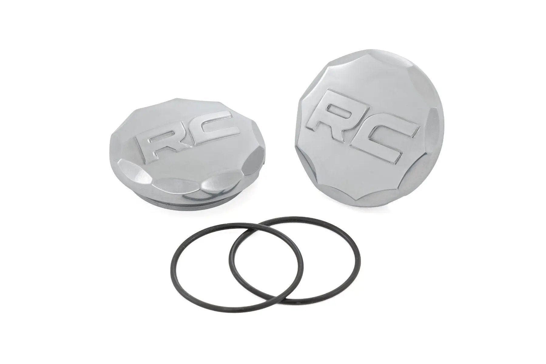 Rough Country Polished Aluminum Ball Joint Caps | Pair | Rough Country Control Arms by Rough Country
