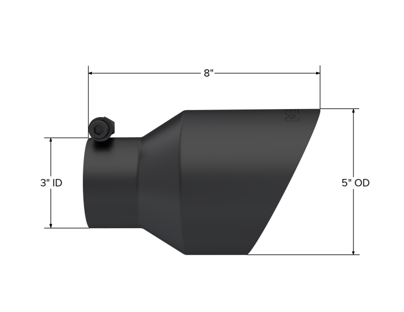 MBRP Univ Exhaust Tips BLK