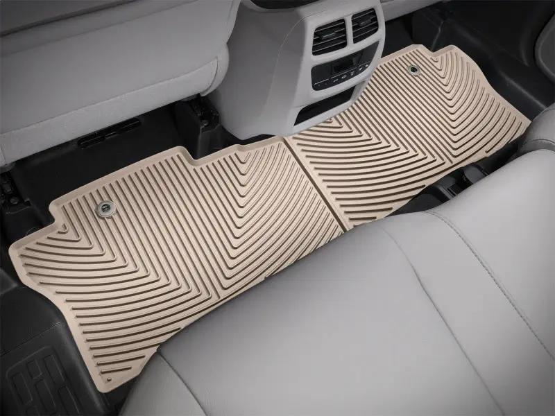 WeatherTech WT Rubber Mats - Rear - Tan by WeatherTech