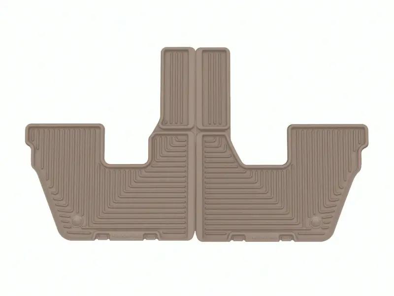 WeatherTech WT Rubber Mats - Rear - Tan by WeatherTech