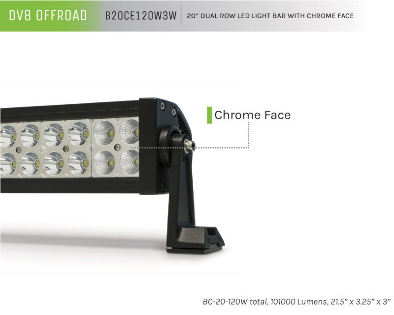 DV8 Offroad DVE LED Light Bars & Cubes