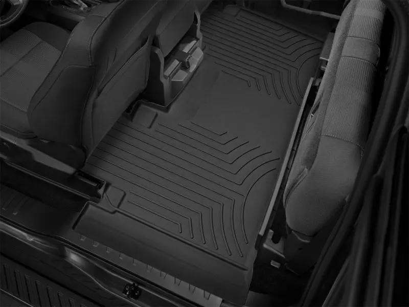 WeatherTech WT FloorLiner - Rear - Blk by WeatherTech