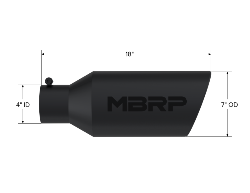 MBRP Univ Exhaust Tips BLK by MBRP