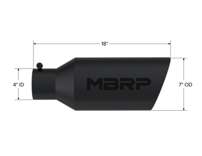 MBRP Univ Exhaust Tips BLK by MBRP