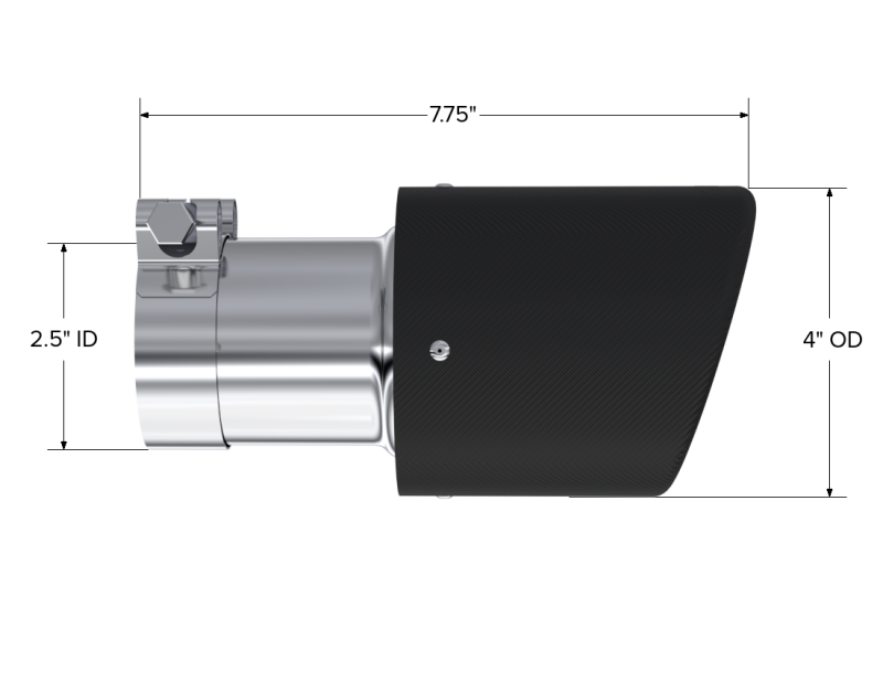MBRP Univ Exhaust Tips Carbon