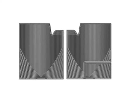 WeatherTech WT Rubber Mats - Rear - Grey by WeatherTech