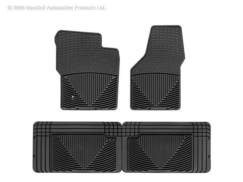 WeatherTech WT Rubber Mats - Front - Blk by WeatherTech