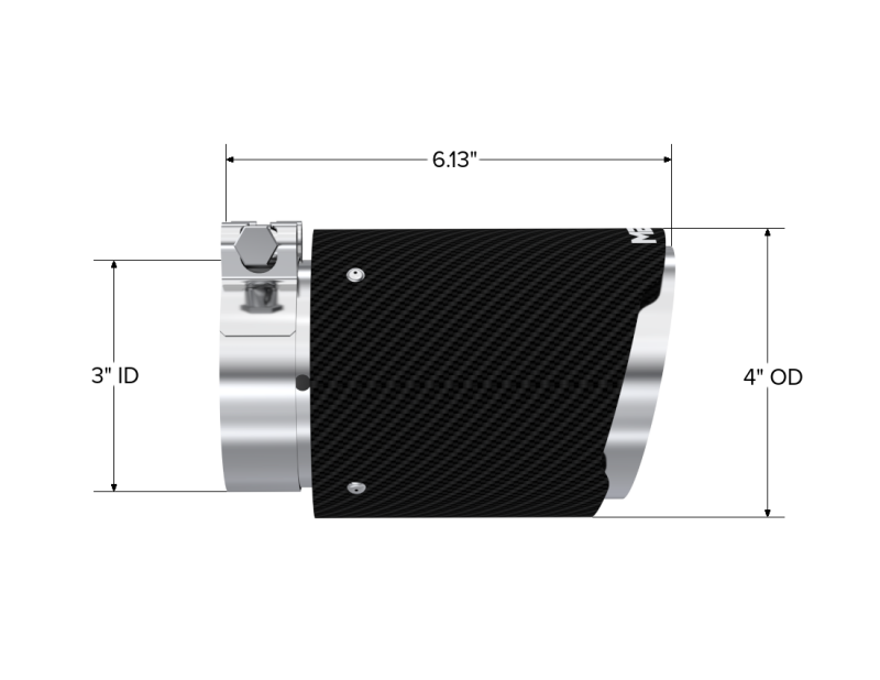 MBRP Univ Exhaust Tips Carbon