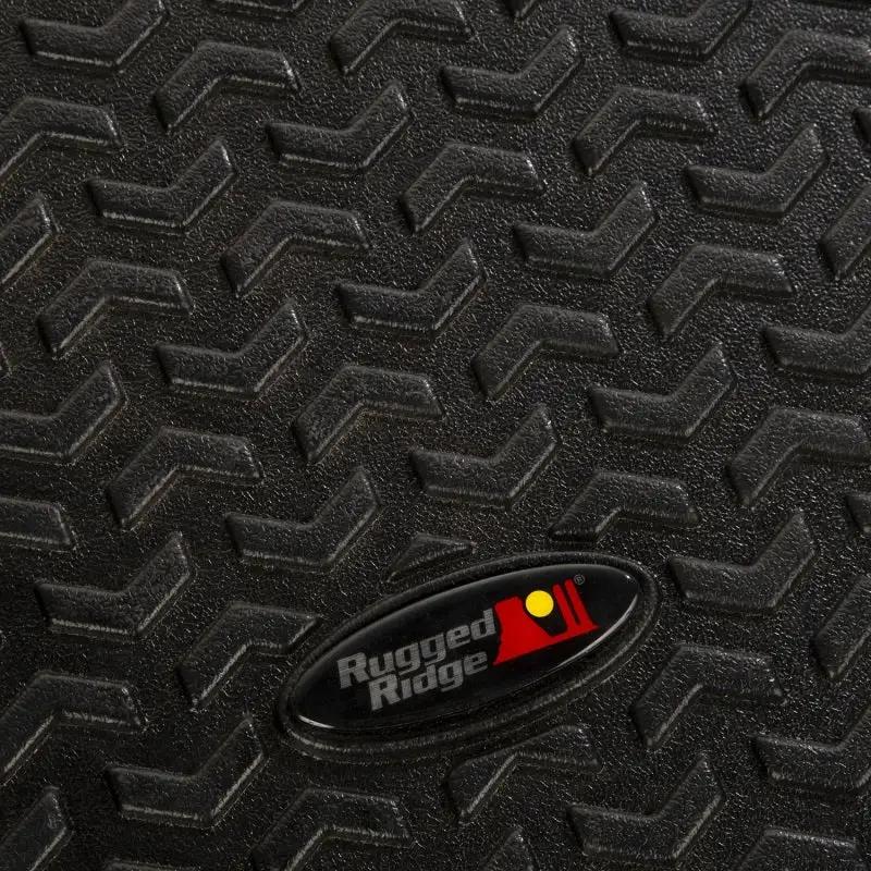 Rugged Ridge RUG Floor Liners - Black by Rugged Ridge