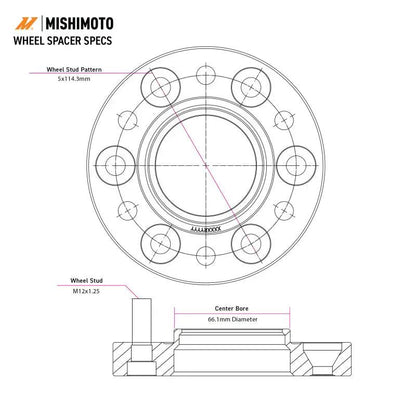 Mishimoto MM Wheel Spacers by Mishimoto