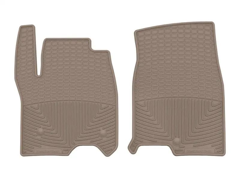 WeatherTech WT Rubber Mats - Front - Tan by WeatherTech