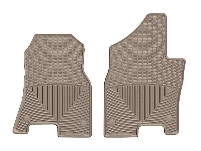 WeatherTech WT Rubber Mats - Front - Tan by WeatherTech