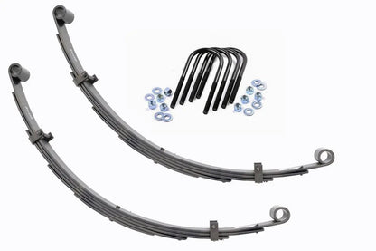 Rough Country Rear Leaf Springs | 4" Lift | Pair | Toyota Land Cruiser FJ40 4WD (1964-1980) by Rough Country