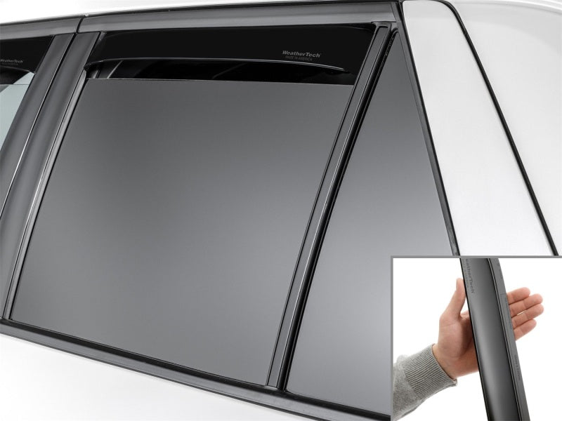WeatherTech WT Deflector - Rear - Matte Black